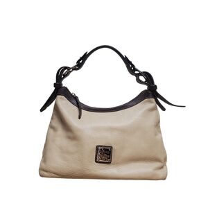 Dooney & Bourke Tan and Brown Shoulder Bag